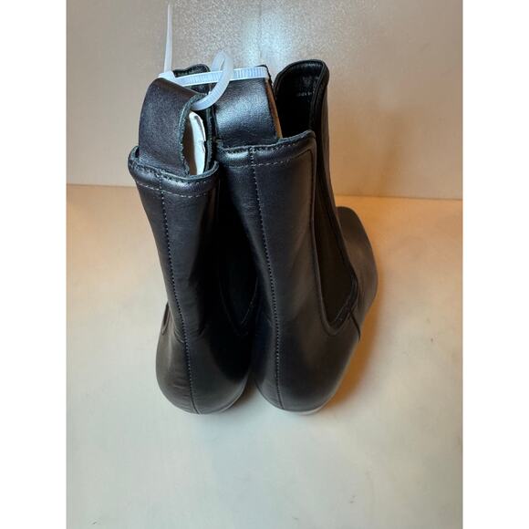 Veronica Beard Black Leather Lada Chelsea Boots - Size 9 - Picture 5 of 8